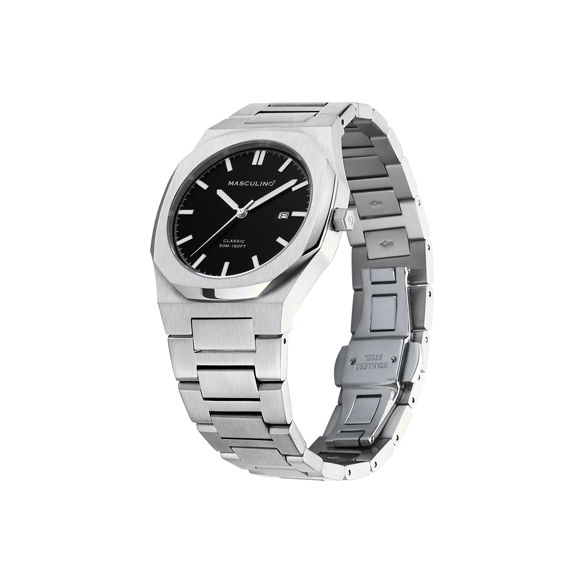 Masculino Classic steel black Masculino Classic steel black