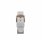 Masculino strap white gold